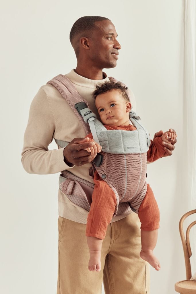  Địu Trẻ Em Baby Bjorn Baby Carrier Harmony - Màu Dusty Pink 