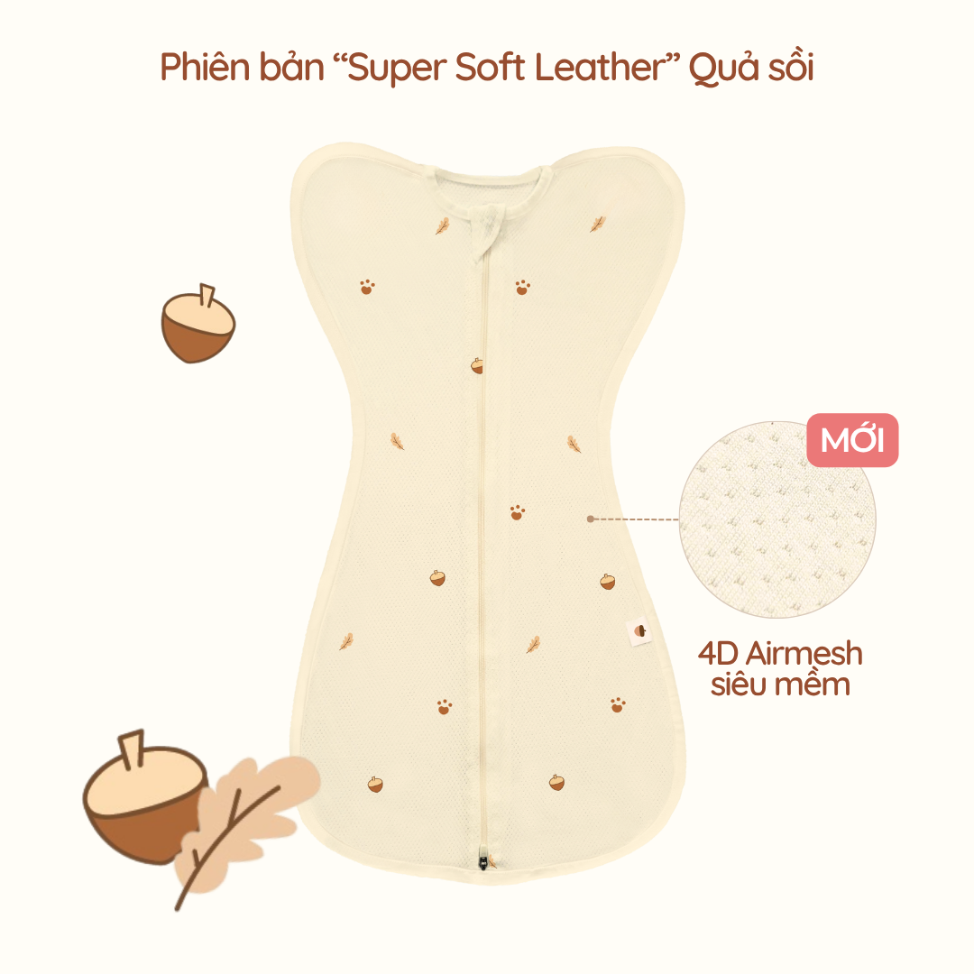  Nhộng chũn Dotori vải mesh lưới Hàn Quốc 