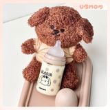  Bình Sữa PPSU Cổ Rộng UBmom Cún Aloha Choco 