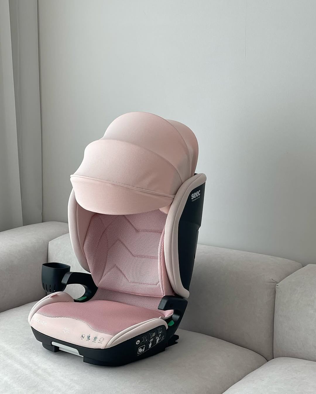  GHẾ NGỒI Ô TÔ BOOSTER SEEC MAX I-ZIN JUNIOR - MÀU HỒNG 