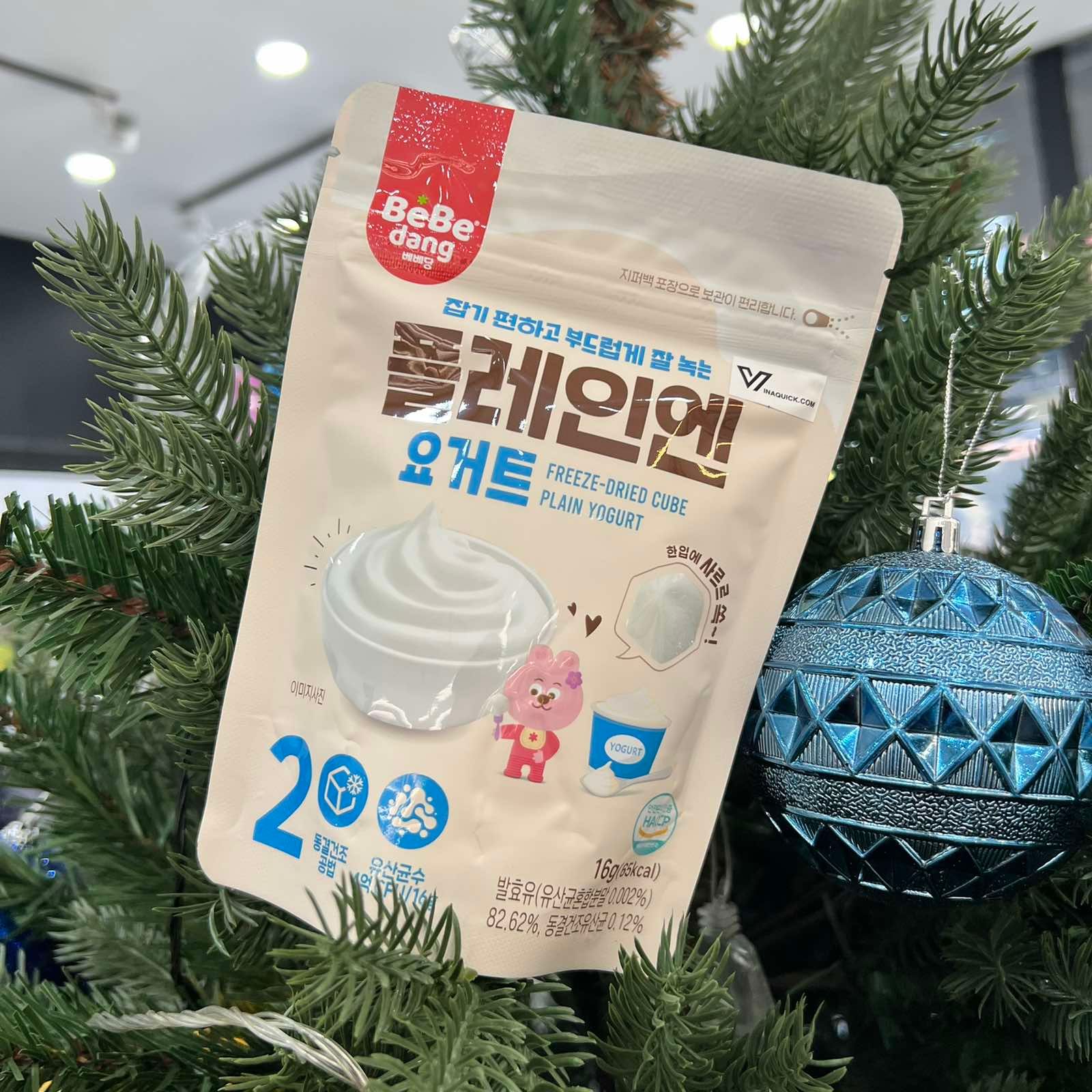  Sữa Chua Sấy Khô Bebedang Hàn Quốc (16g) 