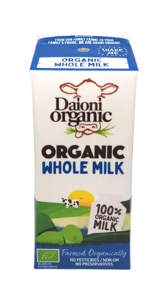  SỮA HỮU CƠ NGUYÊN KEM DAIONI ORGANIC 200ML 