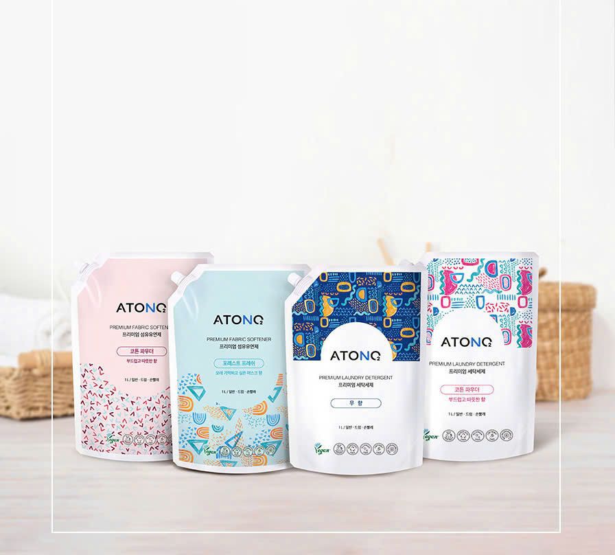  Nước Giặt Thuần Chay Atono2 Cho Da Bé Nhạy Cảm 1000ml (DẠNG TÚI) 