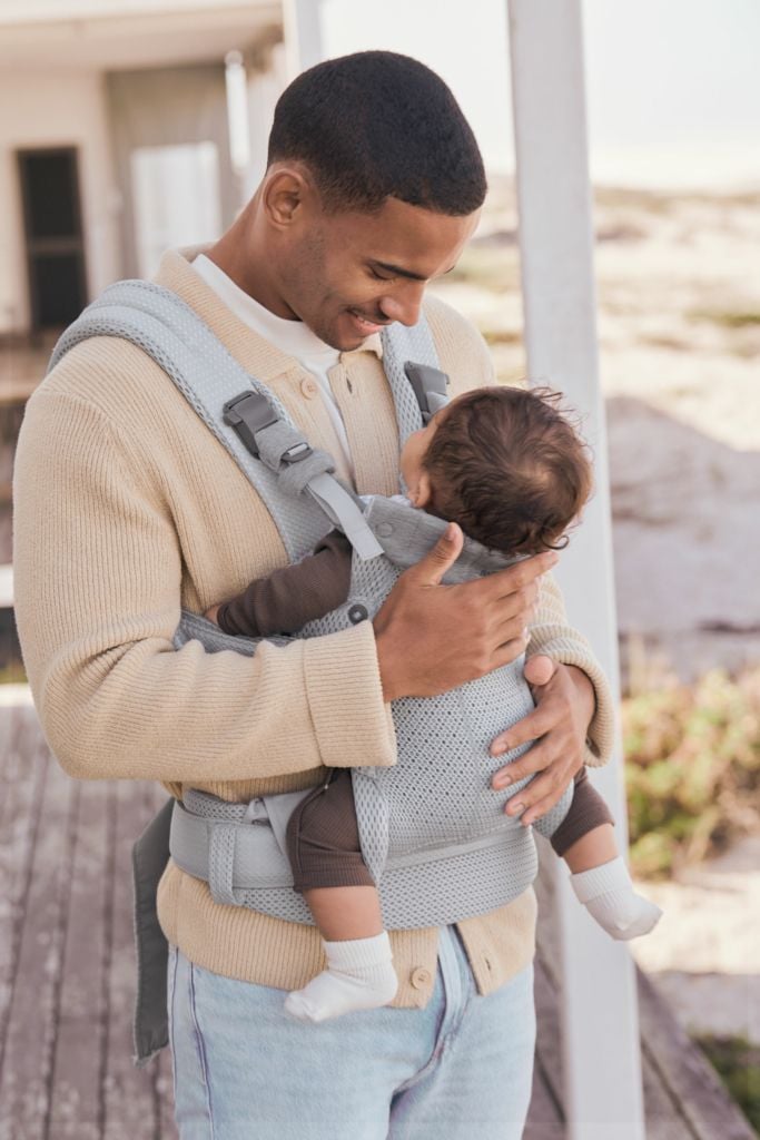  Địu Trẻ Em Baby Bjorn Baby Carrier Harmony - Màu Silver 