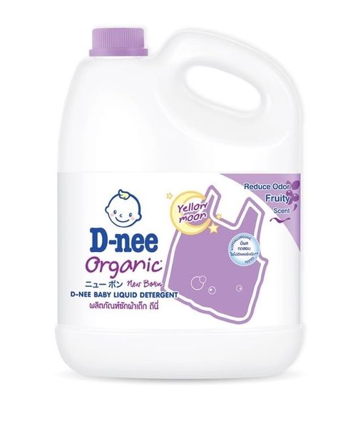  Nước Giặt Quần Áo Em Bé Dnee Tím - Yellow Moon 3L 