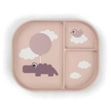  Khay Ăn Dặm 3 Ngăn Happy Cloud Done By Deer Có Đế Chống Trượt 