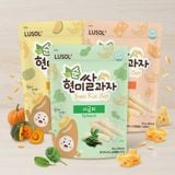  Bánh gạo lứt Lusol hữu cơ bổ sung lợi khuẩn (6M+) 