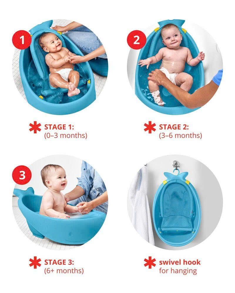  Chậu Tắm Skip Hop Baby Bath Tub 3 In 1 