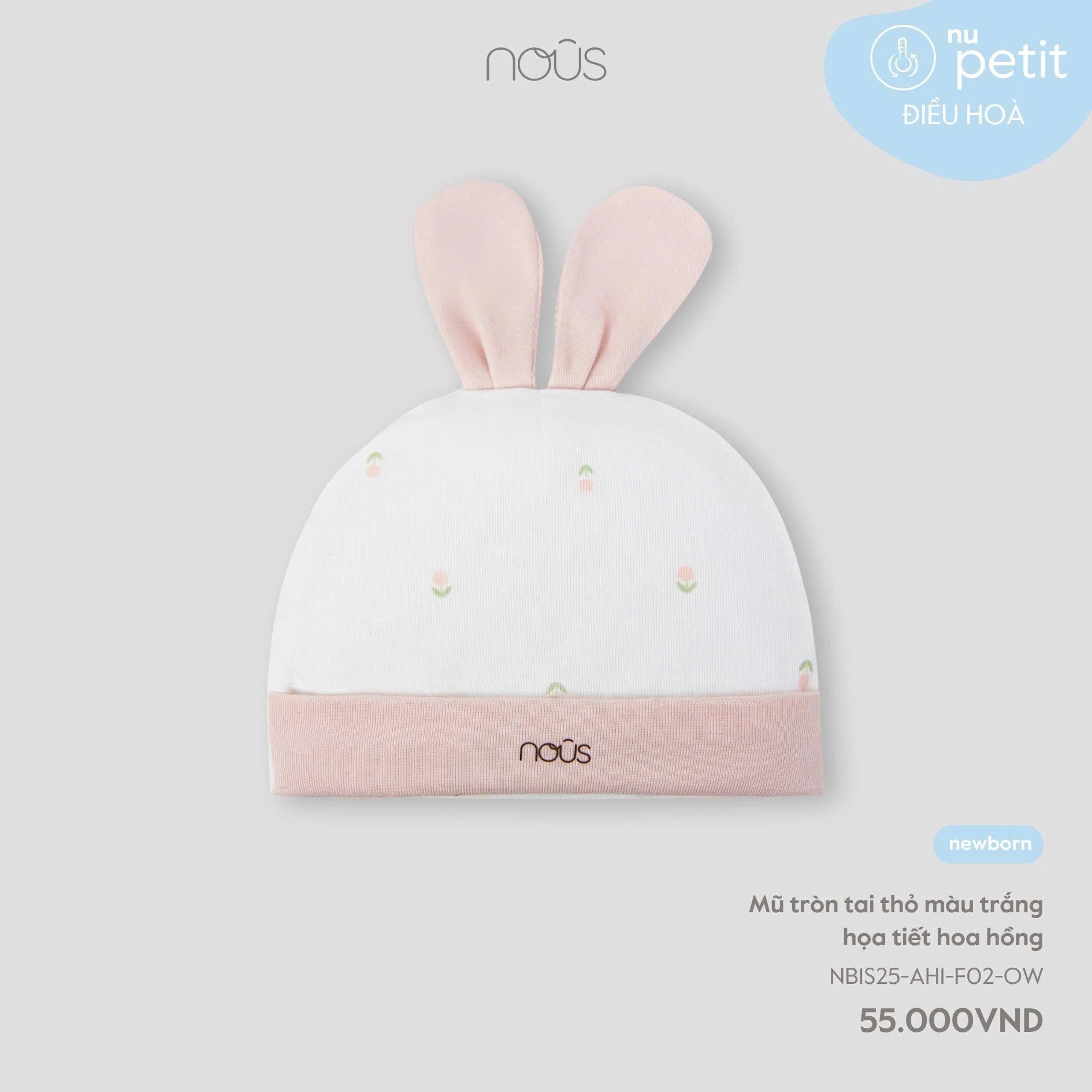 Mũ Cho Bé Sơ Sinh Nous 