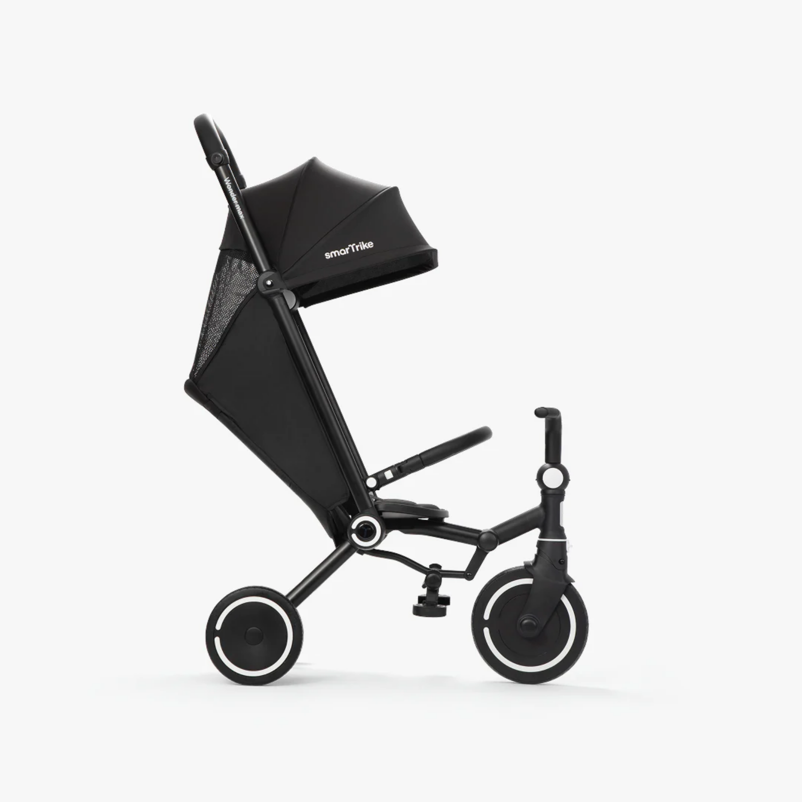  XE ĐẨY BA BÁNH SMARTRIKE WONDER MAX - JET BLACK 