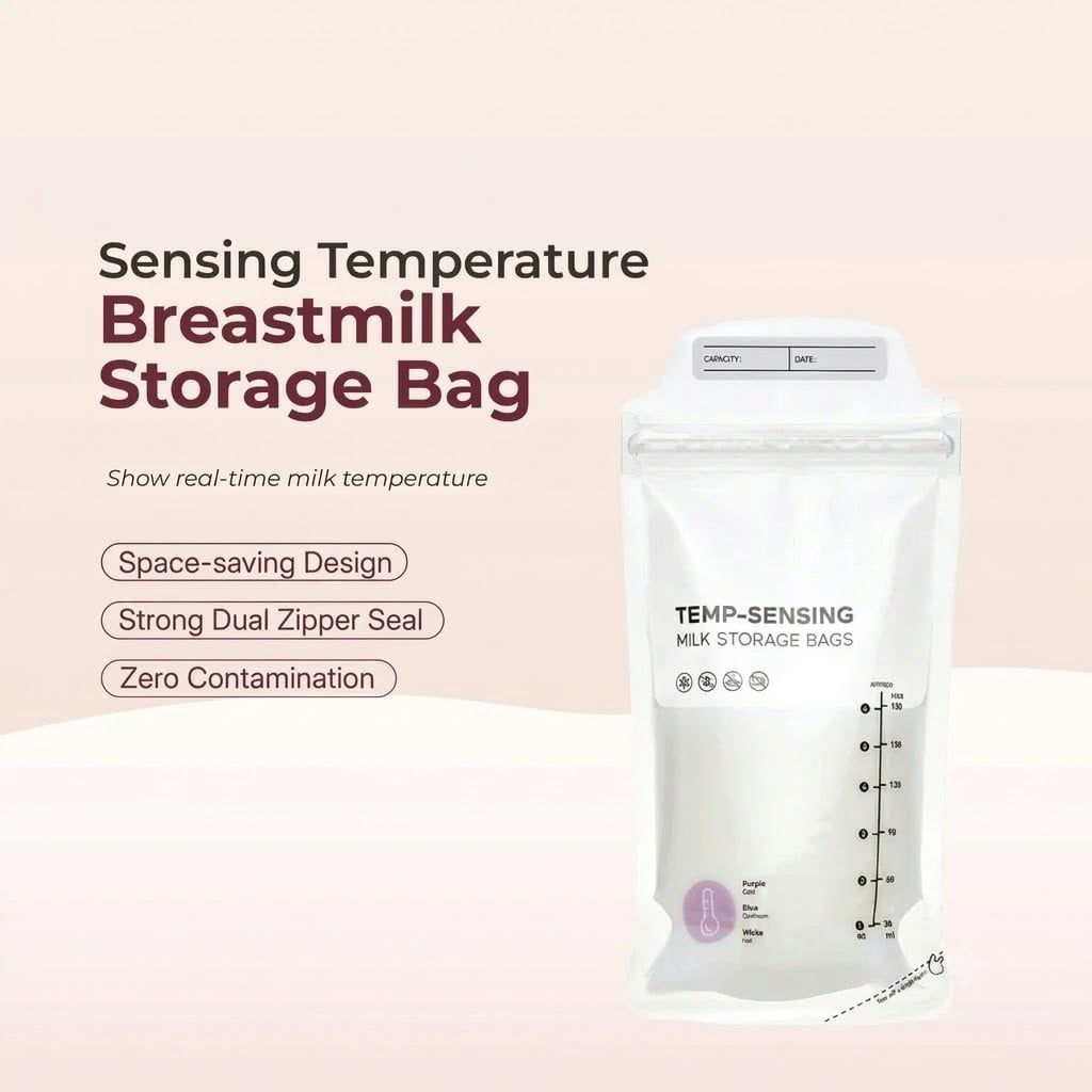  Túi Trữ Sữa Cảm Biến Nhiệt Độ Momcozy (50 Túi) 