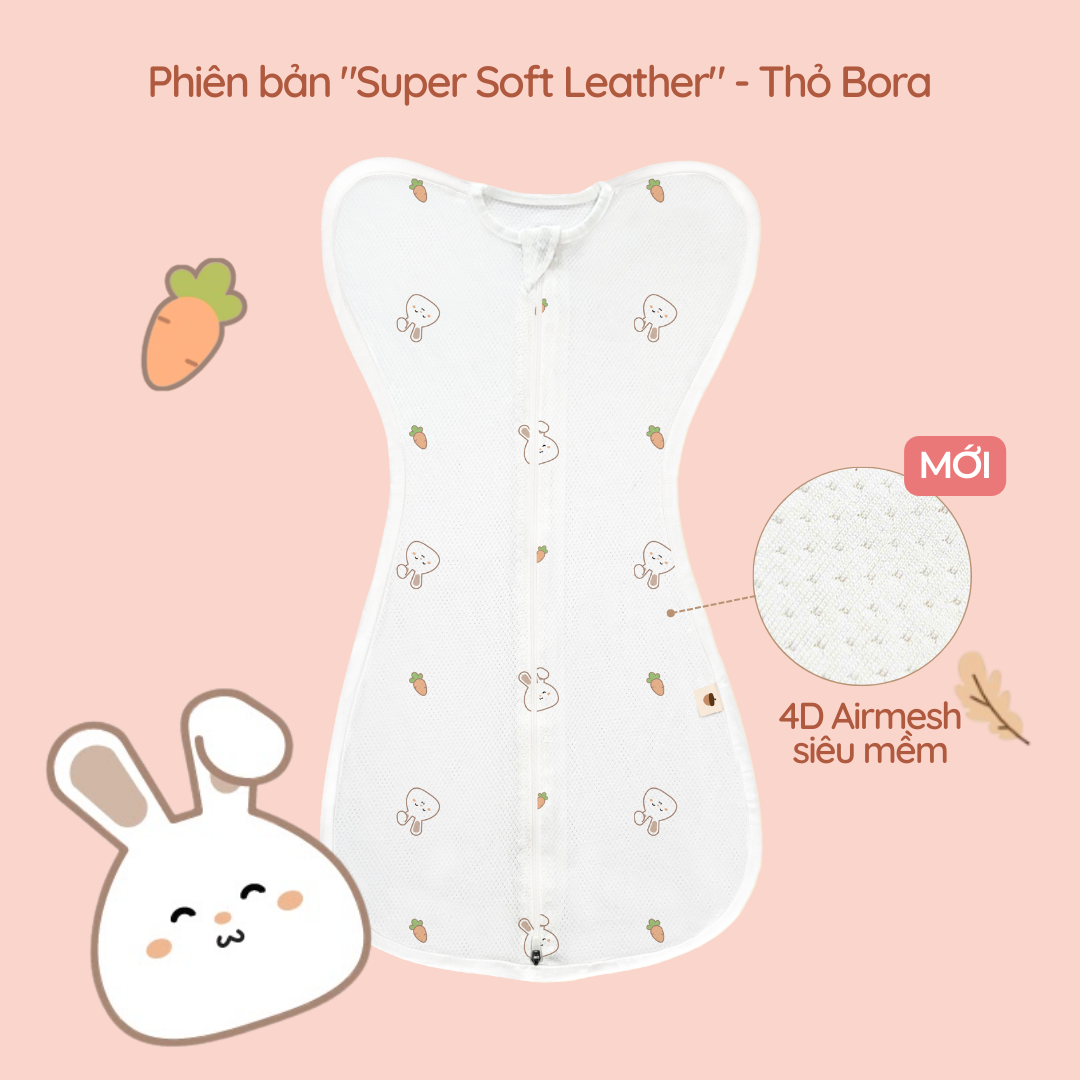  Nhộng chũn Dotori vải mesh lưới Hàn Quốc 