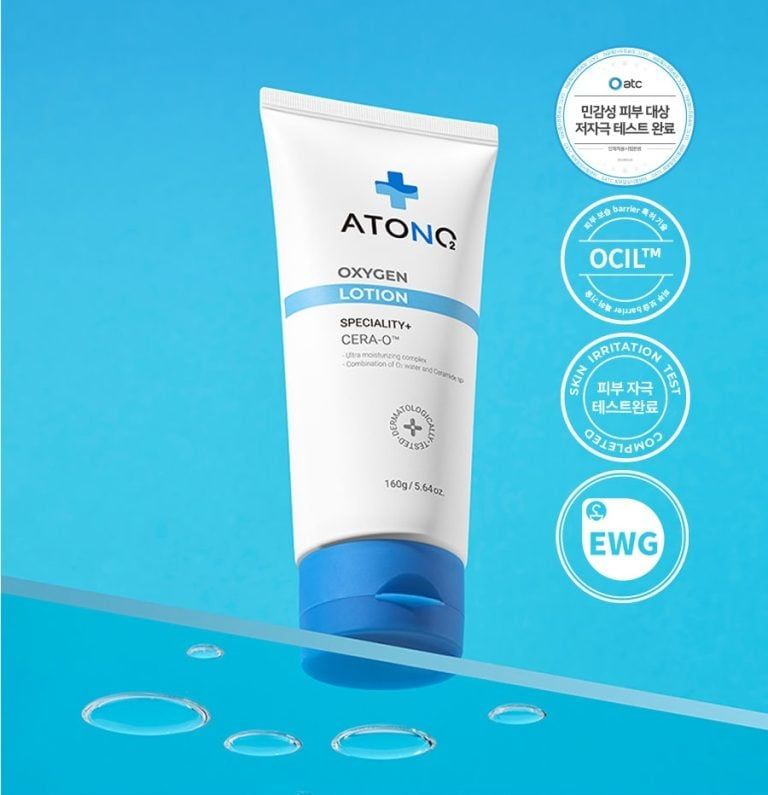  Sữa Dưỡng Ẩm Hữu Cơ Atono2 Oxygen Lotion Cho Bé 160g (0+) 