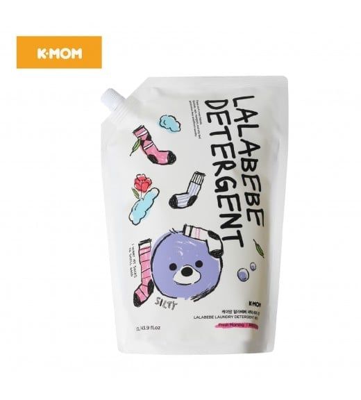  NƯỚC GIẶT THUẦN CHAY LALABEBE K-MOM HÀN QUỐC HƯƠNG BAN MAI TÚI 1.3L 