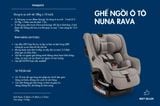  GHẾ NGỒI Ô TÔ NUNA RAVA - MÀU FROST 
