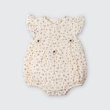  Body cộc tay La Pomme họa tiết vườn hoa nhí - Kem 