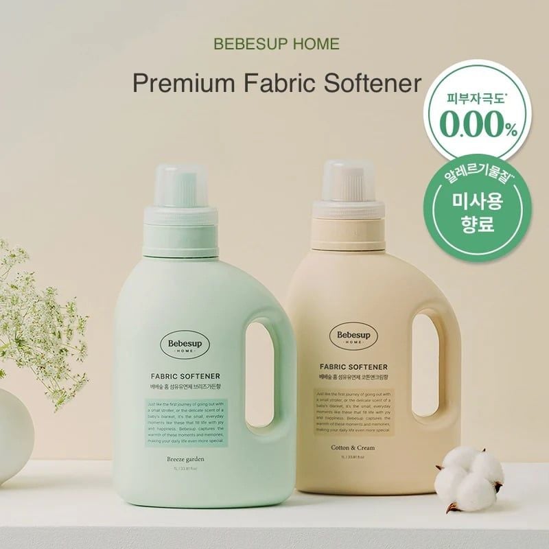  Chai Nước Xả Bebesup Home Fabric Softener 1L 