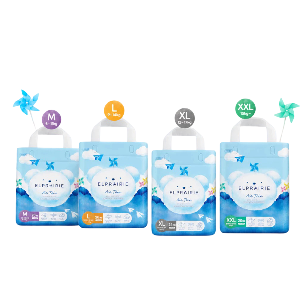  Tã/Bỉm Quần Elprairie Air Thin Nội Địa Hàn 