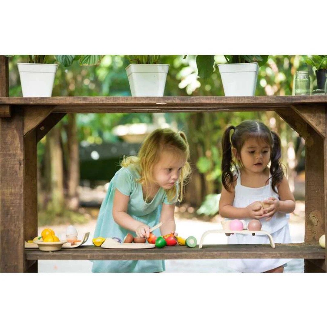  Đồ Chơi Gỗ PlanToys Cắt Trái Cây Và Rau Củ Cho Bé 18M+ 