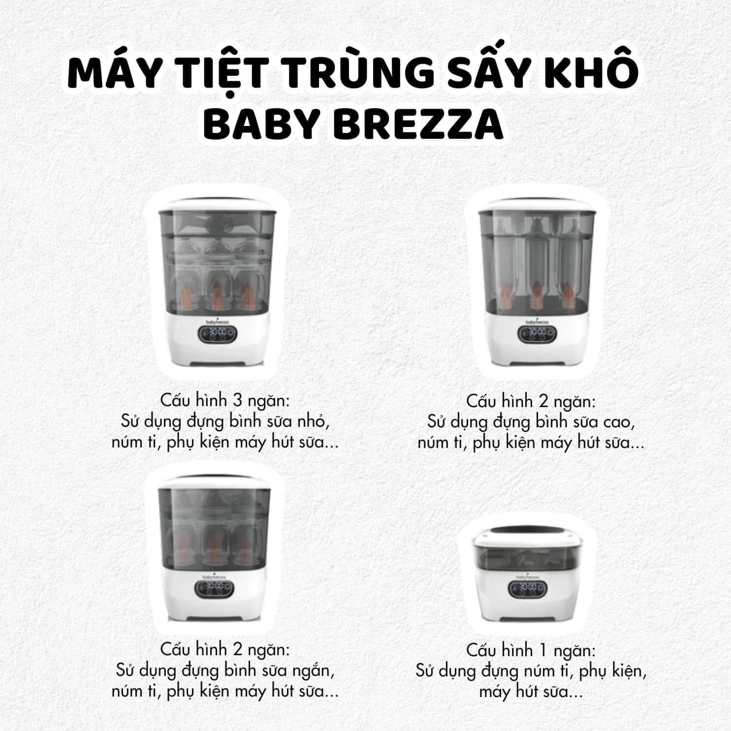  Máy tiệt trùng sấy khô Baby Brezza 