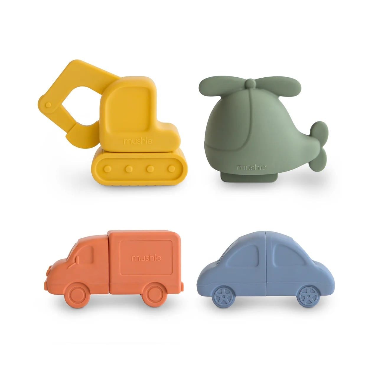  Set Đồ Chơi Nhà Tắm Phương Tiện Xe Cộ Mushie (A) 