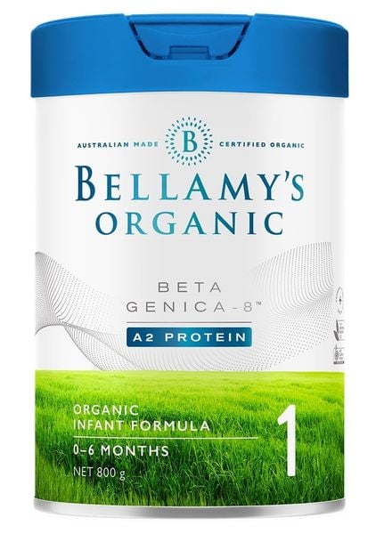  Sữa Bellamy’s A2 Organic Beta Genica-8™ Số 1 (800gr) 