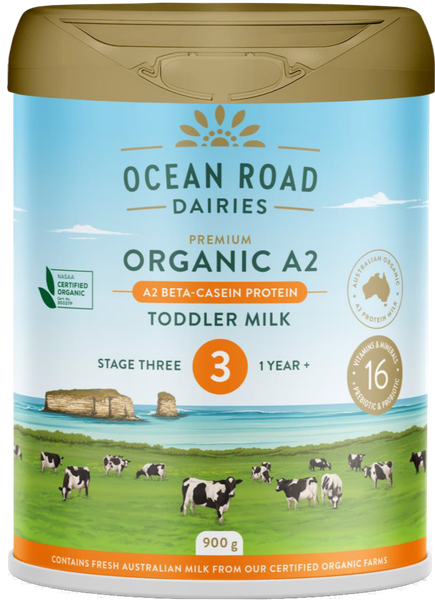  Sữa Ocean Road Dairies Infant Organic A2 Số 3 Cho Bé Từ 1 Tuổi (900g) 