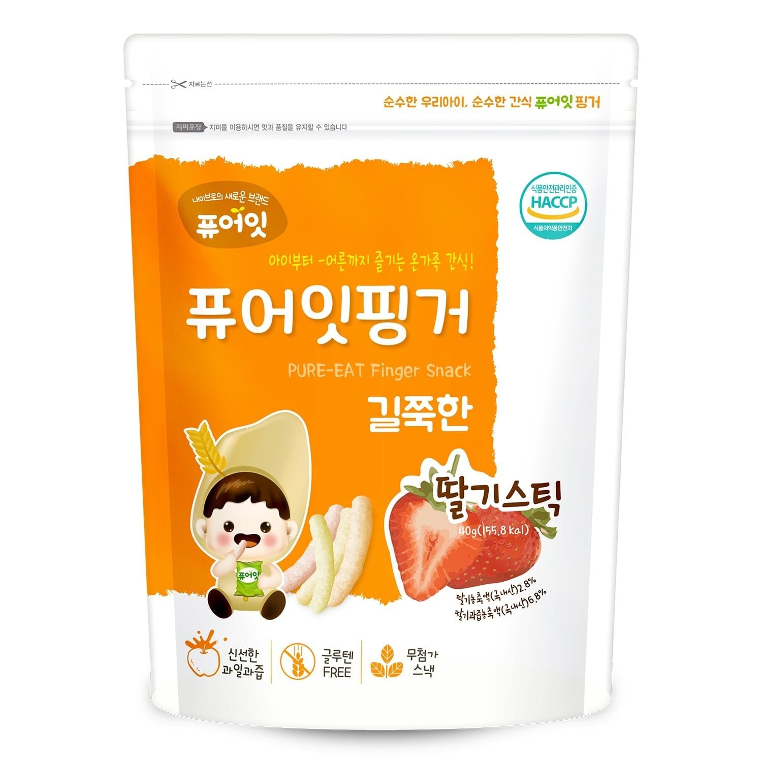  Bánh Gạo Lứt Hữu Cơ Dạng Que Naebro Pure Eat 30g 