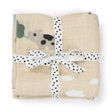  Set 2 Khăn Vỗ Ợ Tiny Farm Cotton Done By Deer (65 x 65 cm) 