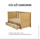  CŨI GỖ TRẺ EM OSBORNE COT BED 