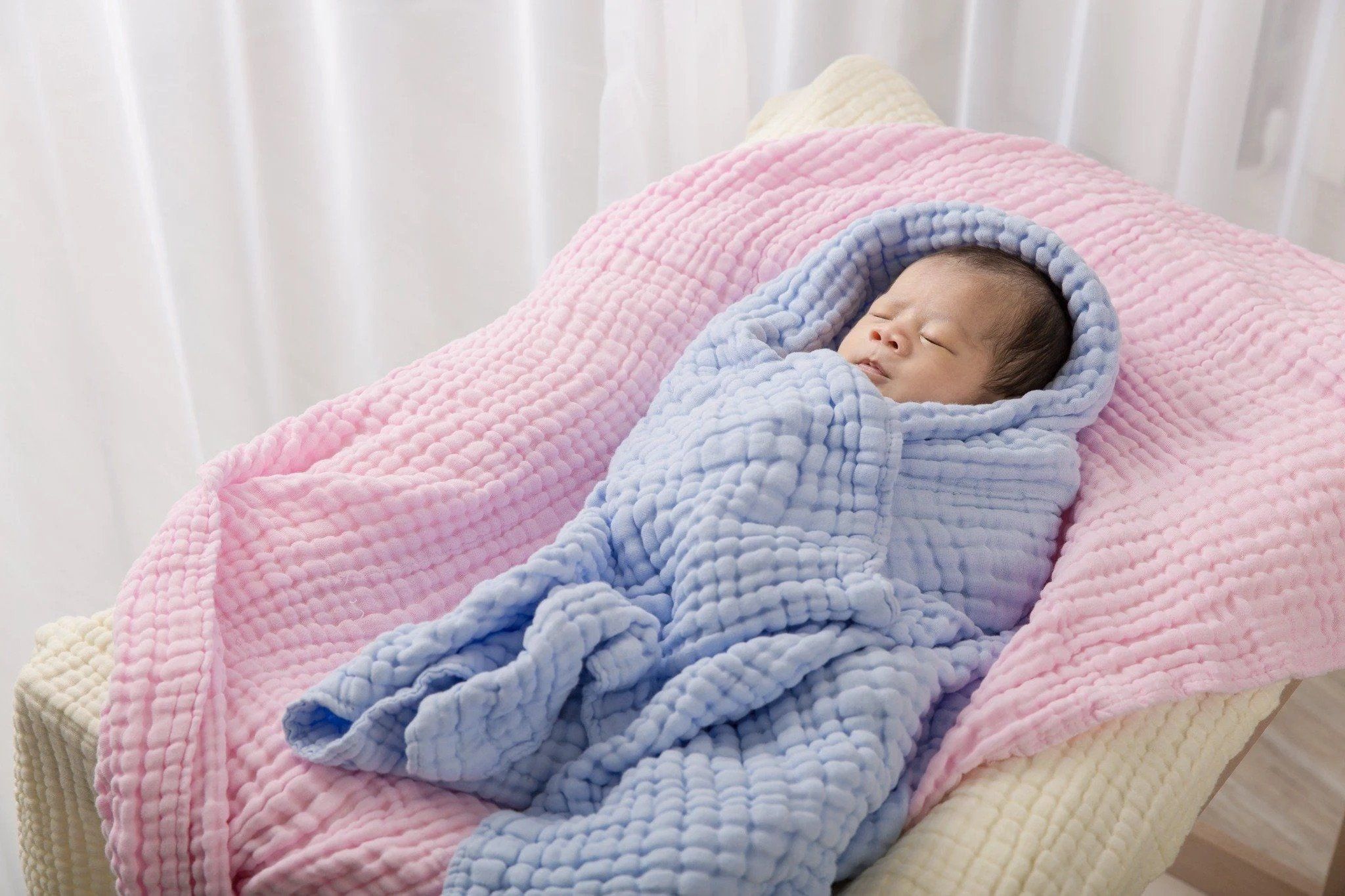  Khăn tắm vải bông 6 lớp L'ange 70 x 95 cm 