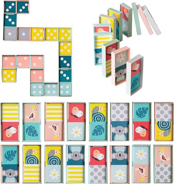  Đồ Chơi Khối Domino XL Taf Toys Domino Rally Block 