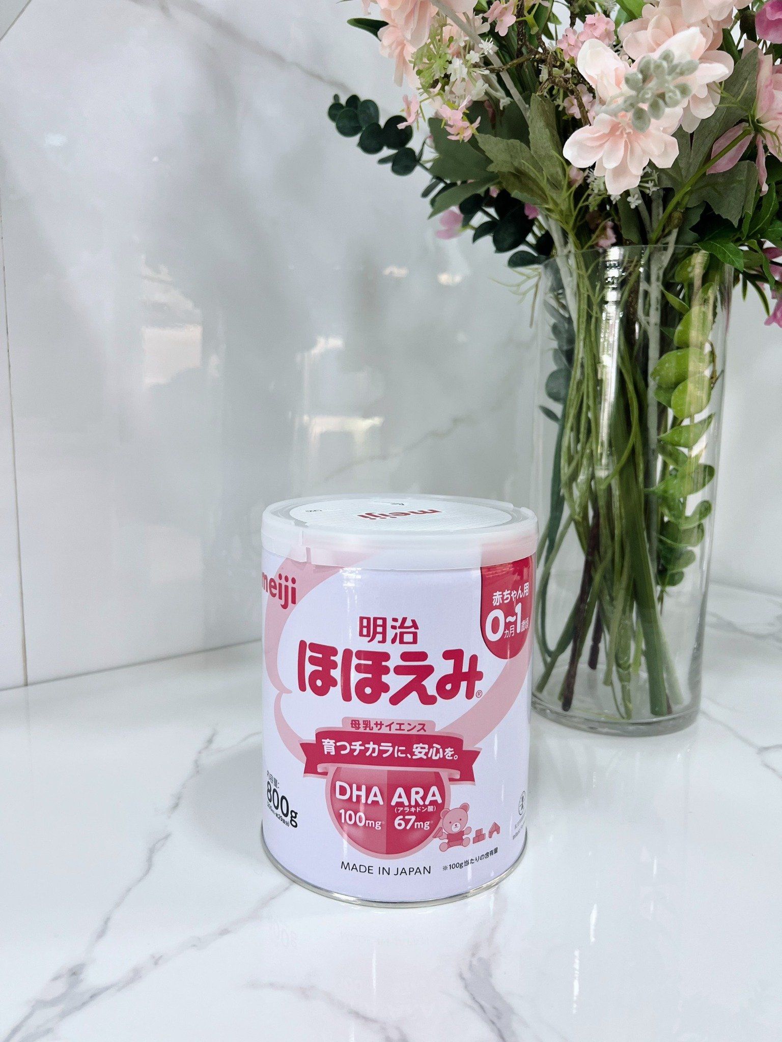  Sữa Bột Meiji Nội Địa Nhật Số 0 Cho Bé Từ 0-1 Tuổi (800g) 