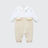  Body Dài Tay La Pomme Dệt Vân Chìm - Màu Vàng 