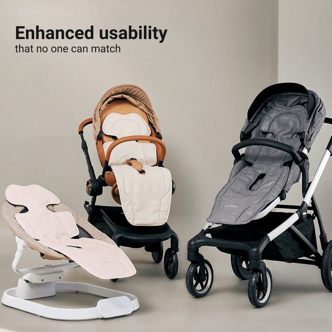  Tấm Lót Xe Đẩy / Ghế Ô Tô Poled Airluv Oreo Điều Hòa Làm Mát Cho Bé 