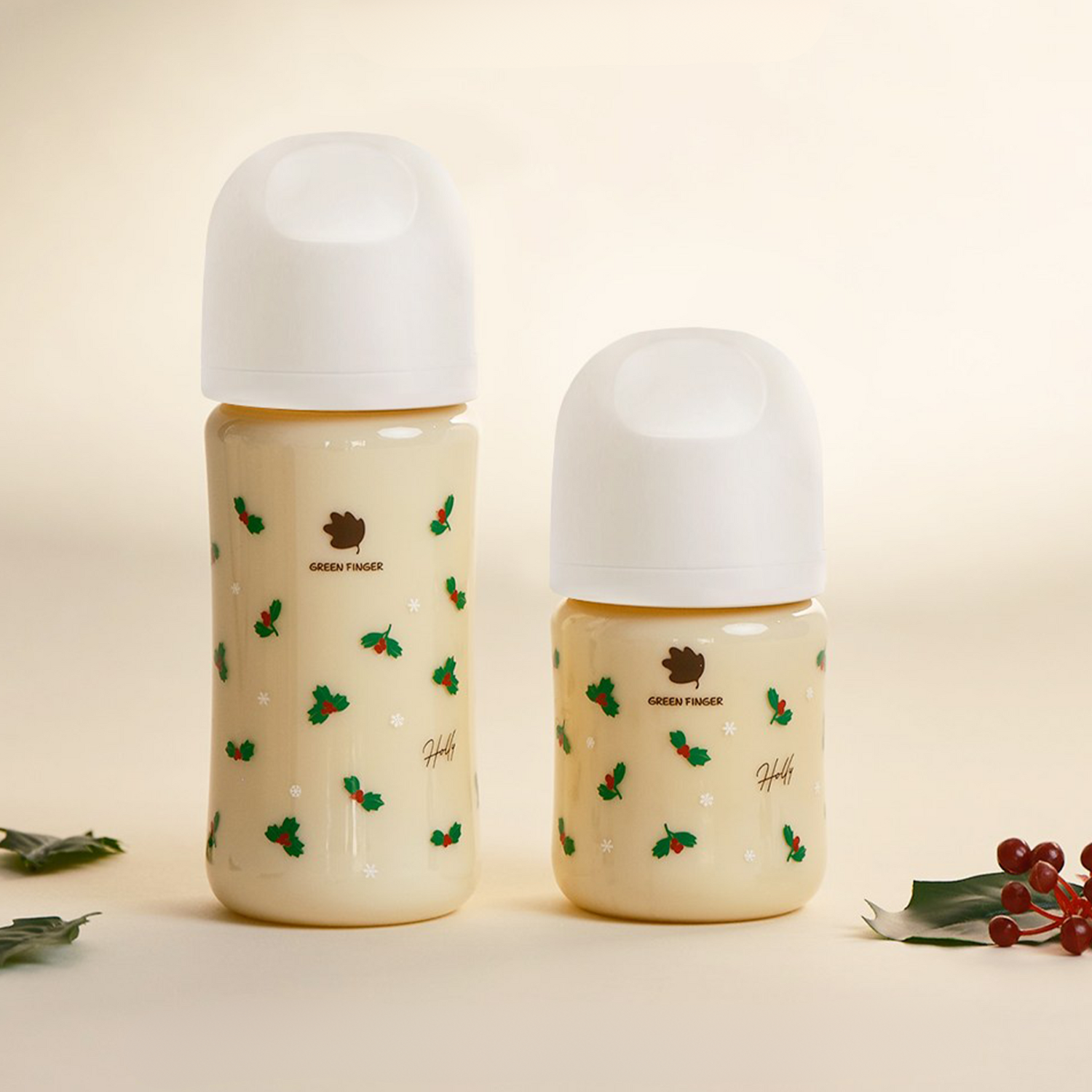  Bình Sữa PPSU Bebegrow Green Finger Cây Ô Rô 