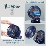  Quạt Tích Điện Kẹp Xe Đẩy Honper HP2301 