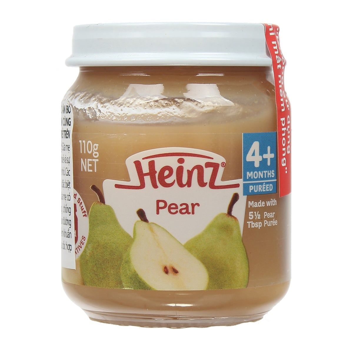  Lọ Dinh dưỡng Trái cây nghiền Heinz cho bé 4M+ (110g) 