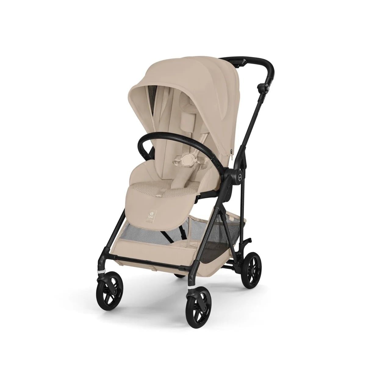  Xe Đẩy Gấp Gọn Siêu Nhẹ Cybex Melio Carbon 2026 - Màu Almond Beige 