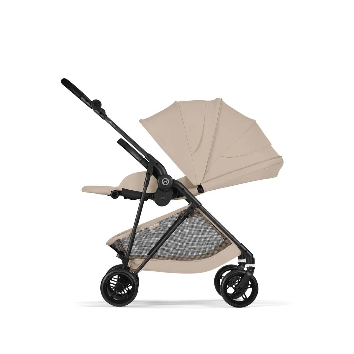  Xe Đẩy Gấp Gọn Siêu Nhẹ Cybex Melio Carbon 2026 - Màu Almond Beige 