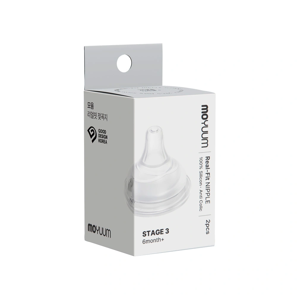  Set 2 Núm Ti Thay Thế Bình Sữa Moyuum Thế hệ 3 