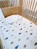  Drap Nệm Cũi Vải Xô Chần HV Bedding (70x130 cm) 