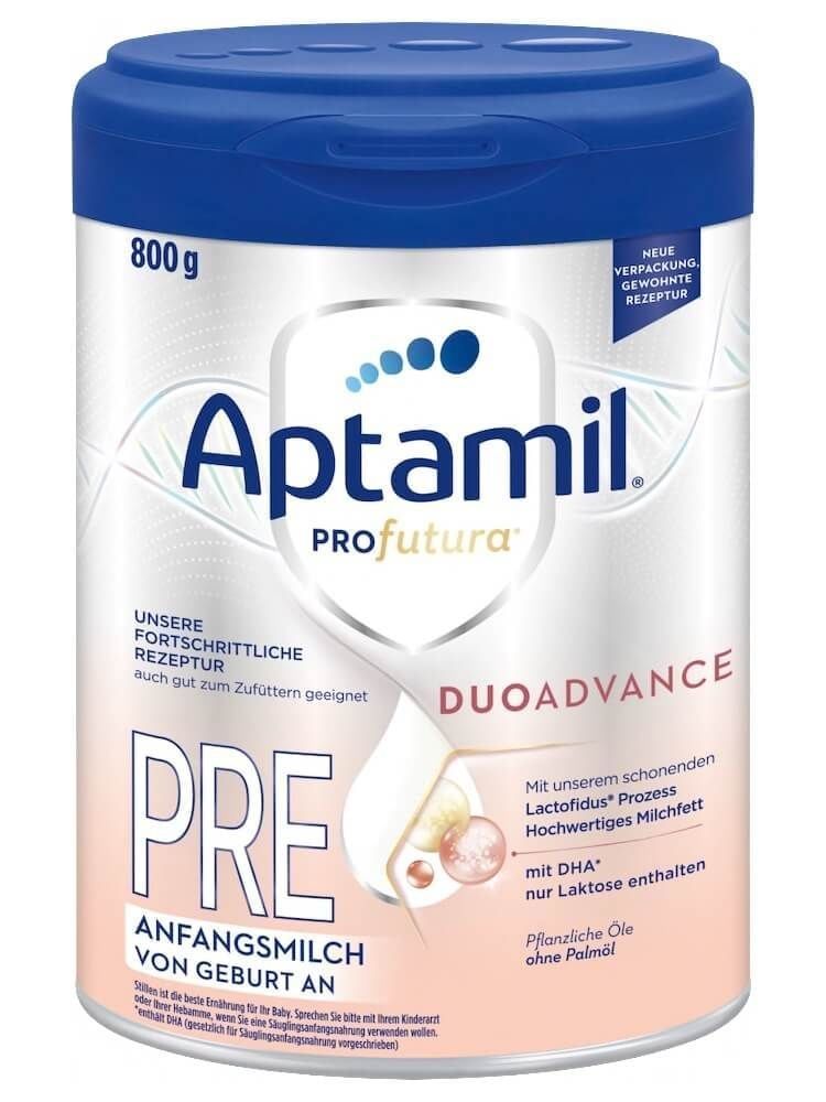  (A) Sữa Aptamil Profutura Douadvance Đức Bạc Pre Cho Bé Từ 0 - 6 Tháng (800g) - CT 