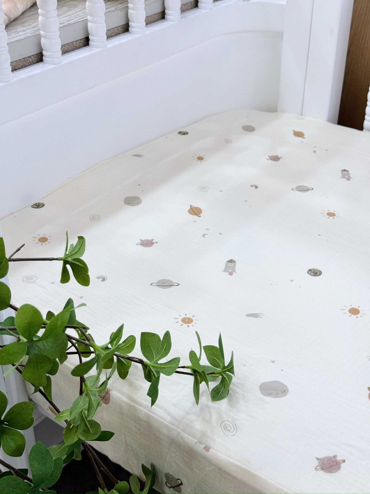  Drap Nệm Cũi Vải Muslim HV Bedding (70x130 cm) 