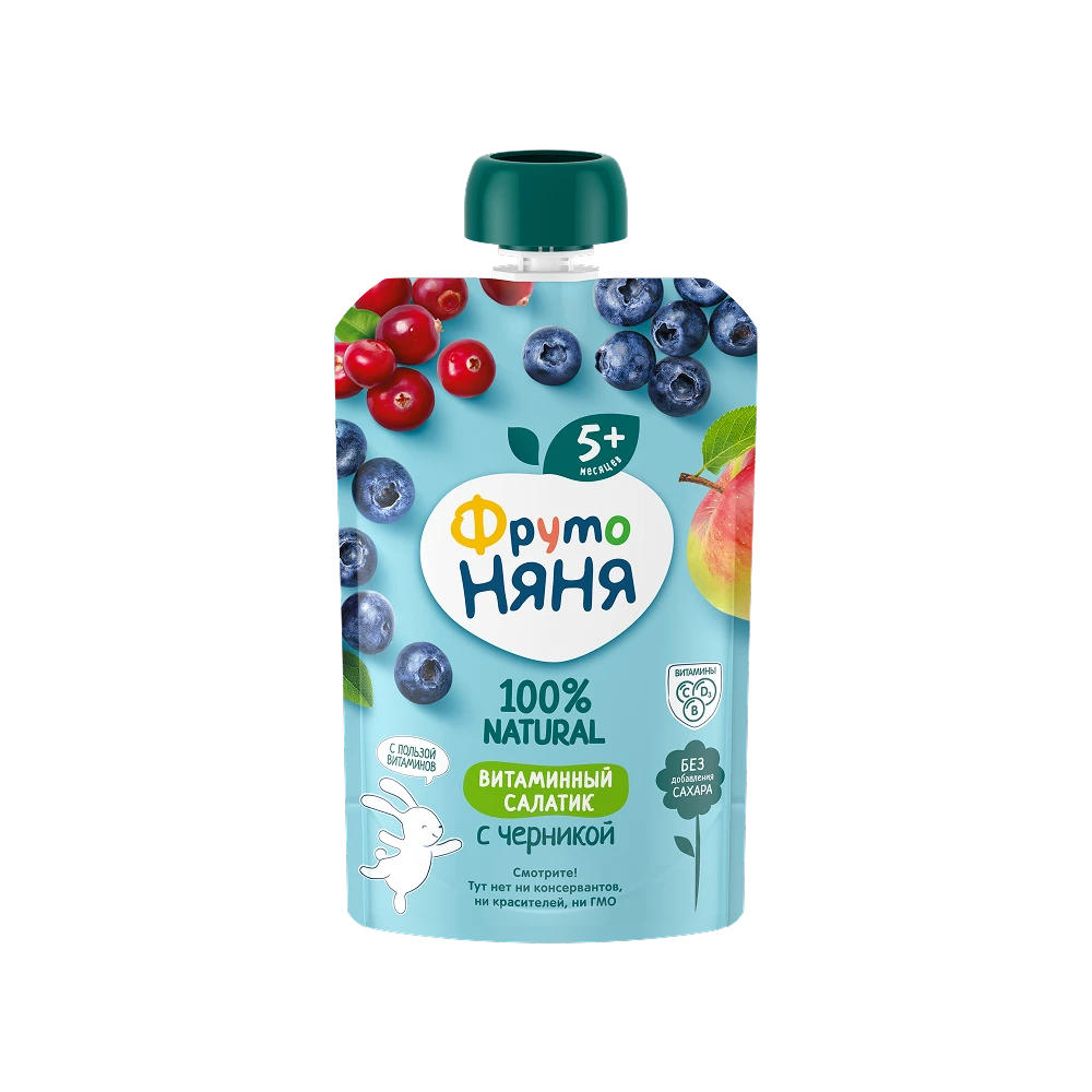  Trái Cây Nghiền Fruto Nanny Cho Bé 90gr (5M+) 