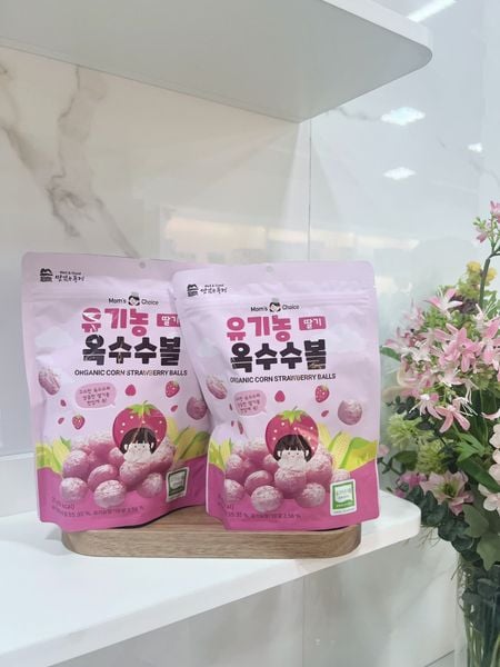  Bánh Bí Ngô Hữu Cơ Mom's Choice Hàn Quốc 6M+ 