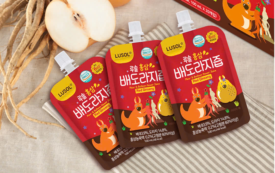  Nước Hồng Sâm, Lê, Hoa Chuông Đen Lusol Cho Bé Từ 12M+ (100ml) 