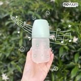  Bình Sữa Thủy Tinh Tráng Silicon Moyuum - Happy More 