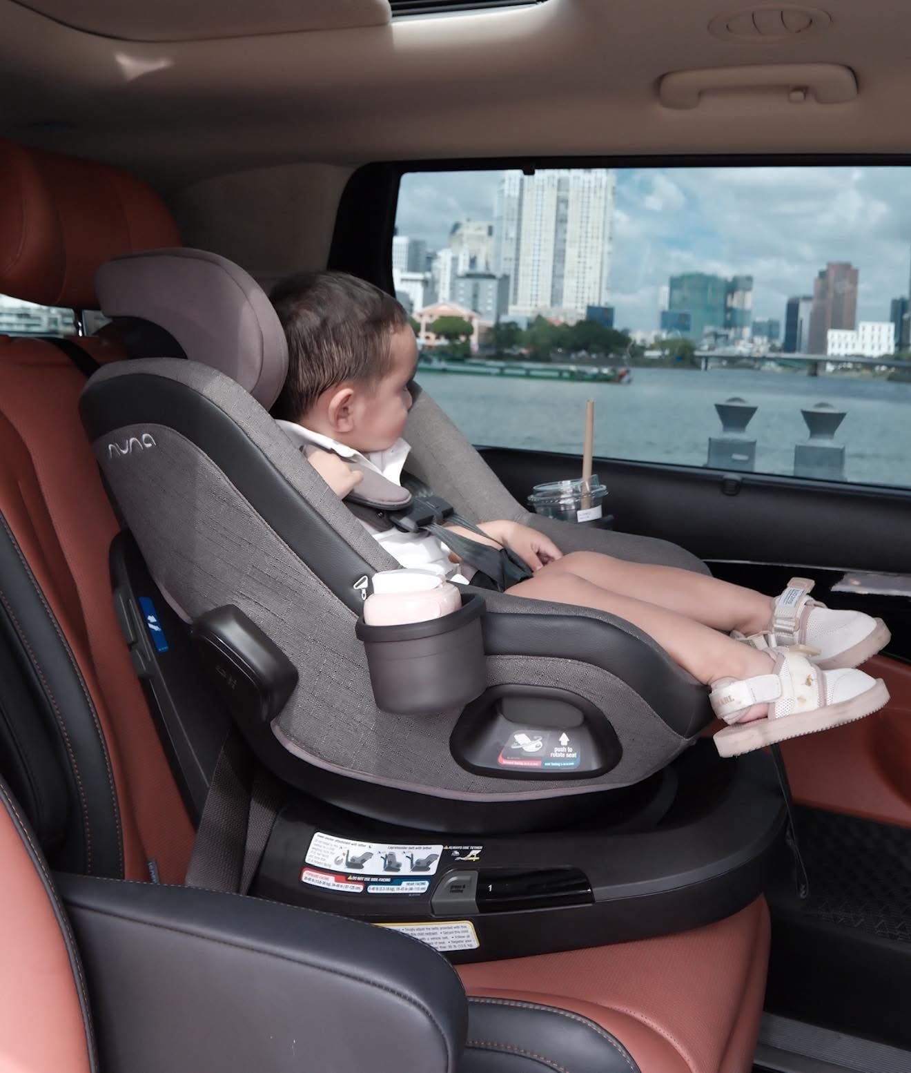  GHẾ NGỒI Ô TÔ NUNA REVV MAXX - MÀU PEWTER 