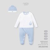  Bộ liền dài Nous tất kèm mũ tròn 